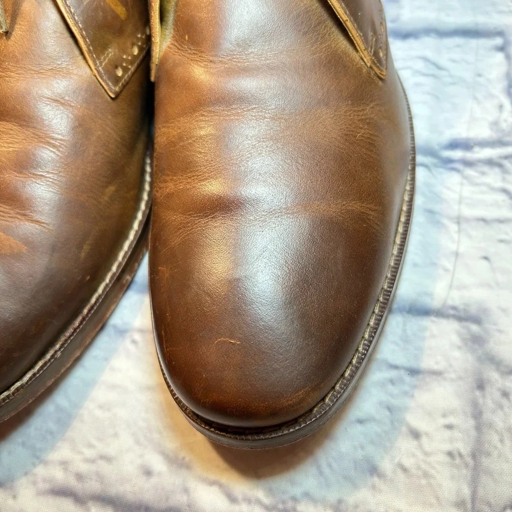 Cole Haan Cambridge Chukka Boots Mens 8.5 Brown Leather Lace-Up All Day Comfort